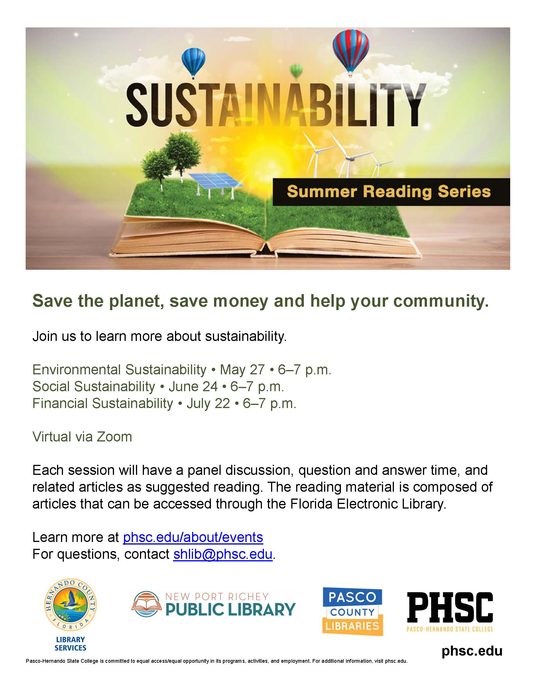 Sustainability flyer