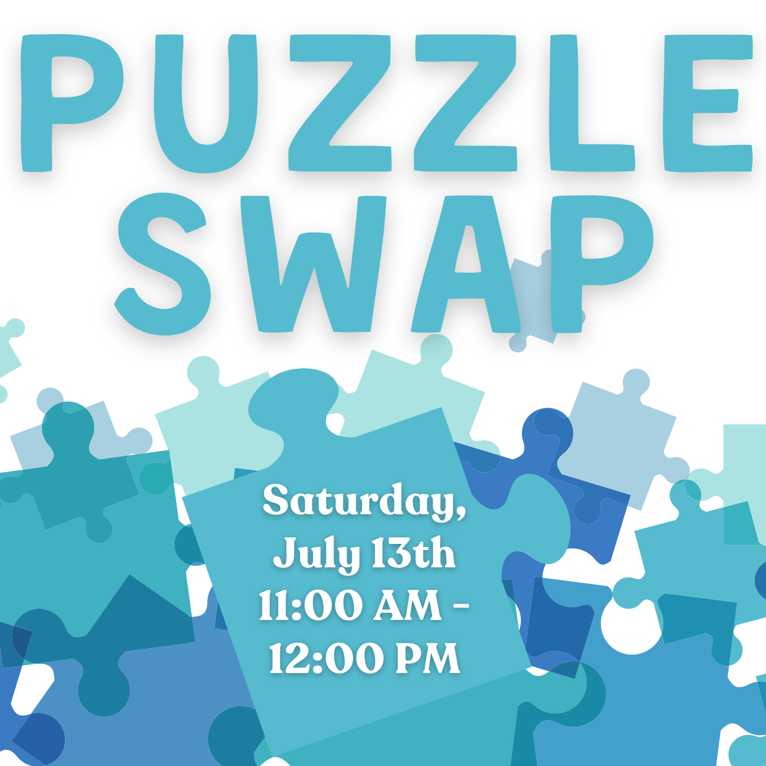 puzzle swap in blue text