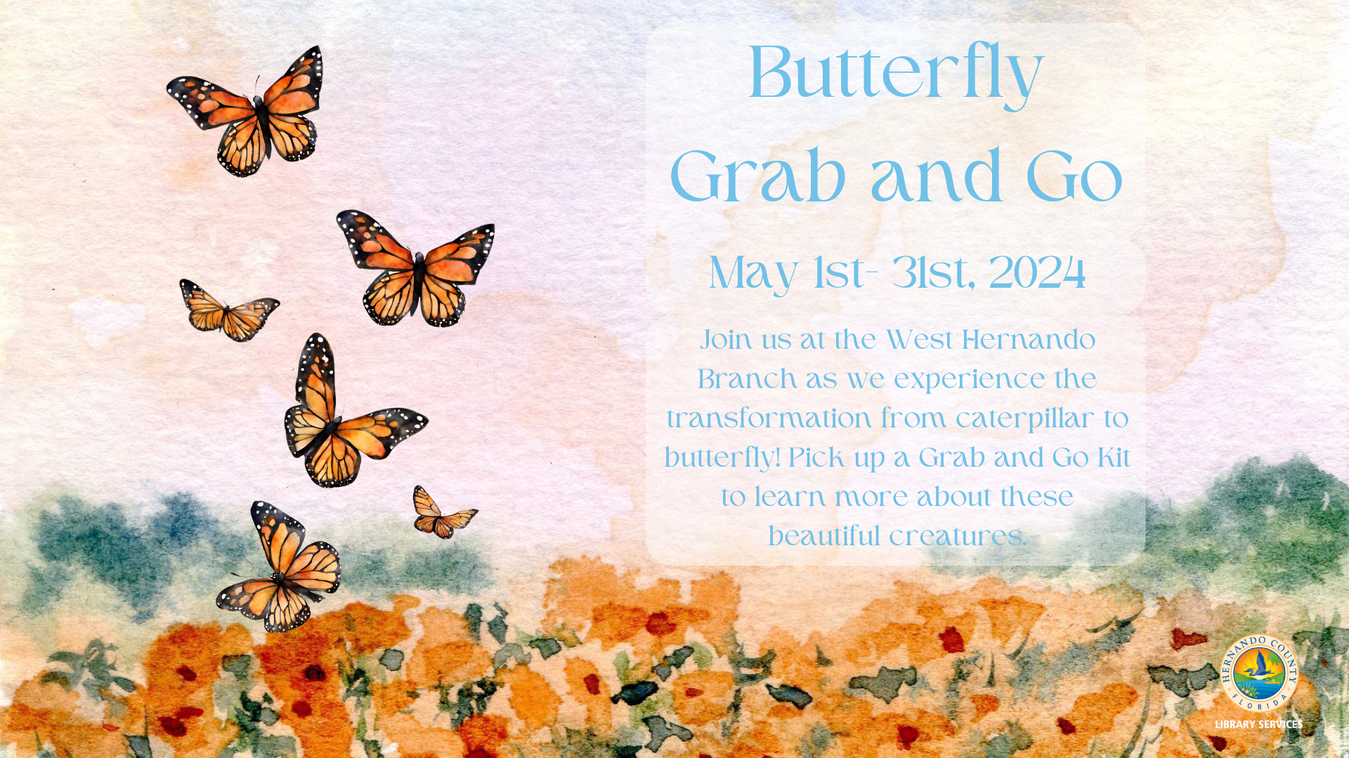 Butterfly Grab and Go @ West Branch
