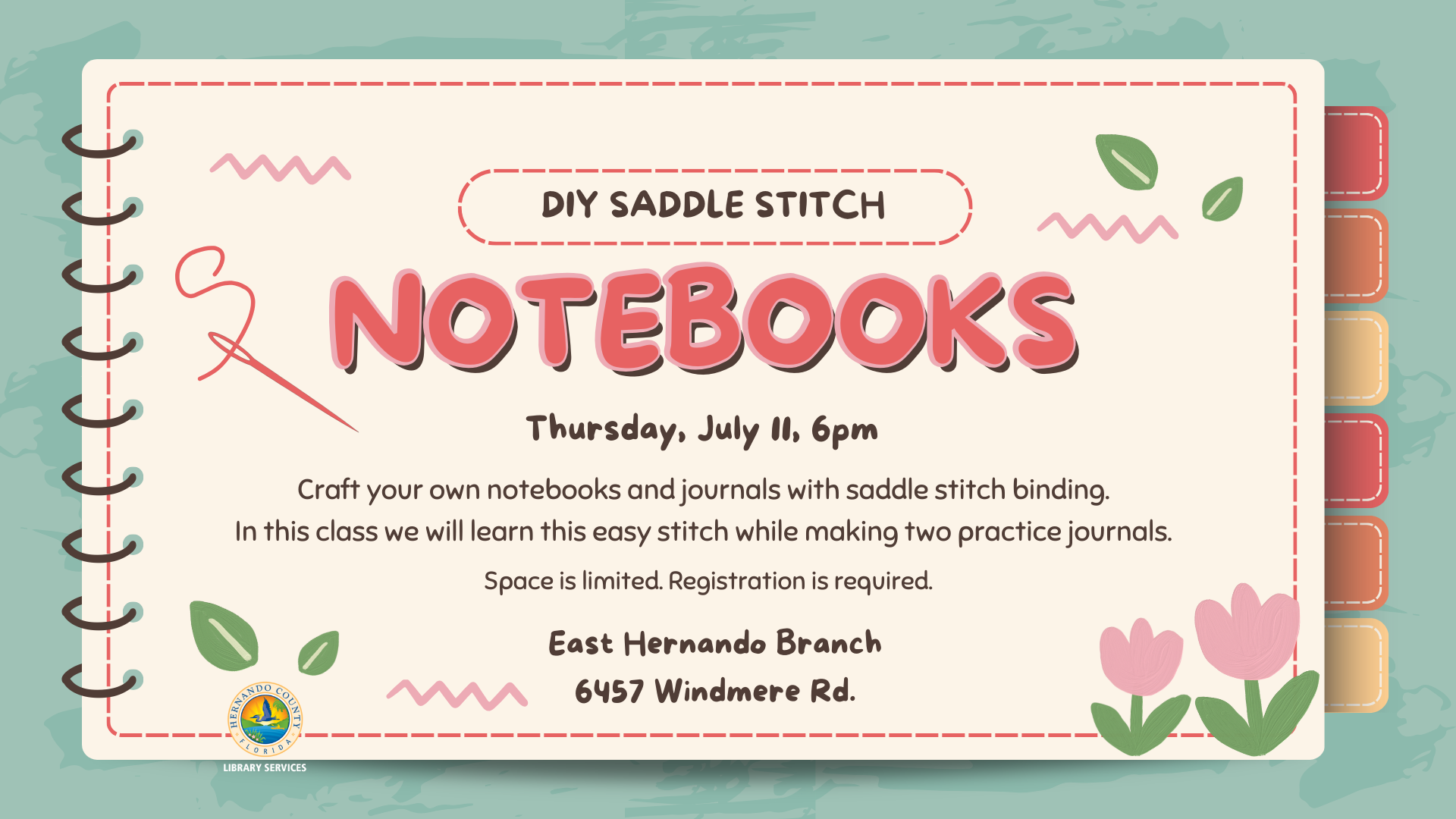 DIY Saddle Stitch Notebooks