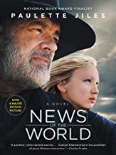 This cover displays a side view of the two main characters of the book, Closest to the reader is a weathered-faced man with a salt and pepper beard, wearing a wide brimmed hat and staring off into the distance off the right-had side of the cover. Over the man's shoulder is a young girl, blond hair blown behind her by the wind as she, too looks off into the distance. Behind them both is a stormy, dark cloud laden sky.