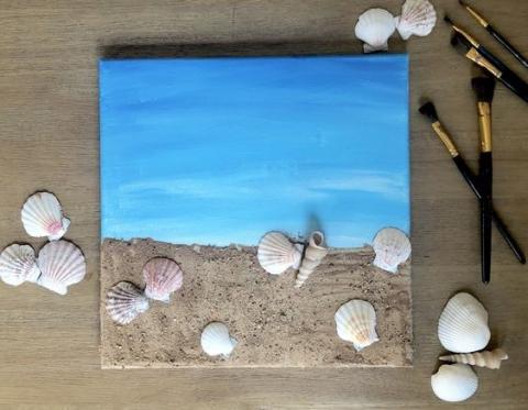 Beach Painting Tutorial