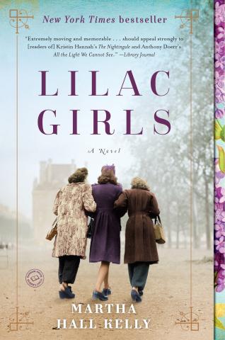Book cover of 3 women walking arm in arm, with the view from behind.