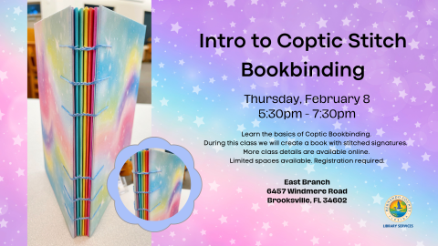 Intro to Coptic Stitch Bookbinding