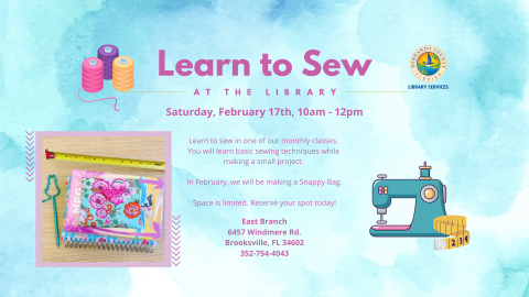 Learn to Sew