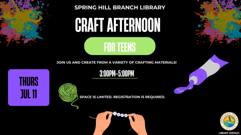 Craft Afternoon for Teens