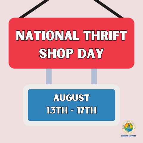 National thrift shop day grab and go bag spring hill library