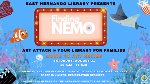 Art Attack @ Your Library for Families @ East Hernando