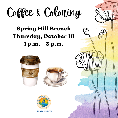 coffee and coloring october 10