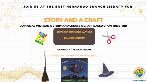 Story and a Craft @ East Hernando Branch 