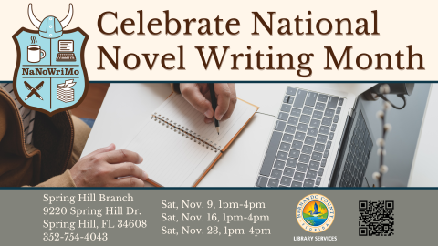 NaNoWriMo at Spring Hill Branch