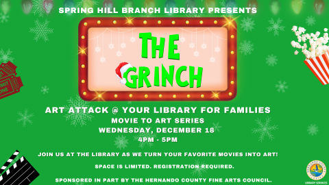 Art Attack @ Your Library for Families @ Spring Hill