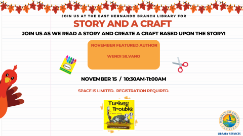 Story and a Craft @ East Hernando Branch 