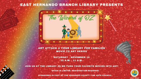 Art Attack @ Your Library for Families @ East Hernando