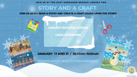 Story and a Craft @ East Hernando Branch 