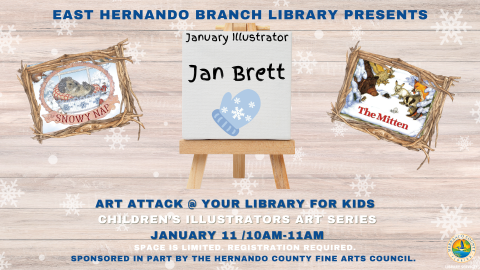 Art Attack @ Your Library For Kids - East Hernando Branch 