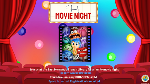 Family Movie Night @ East Hernando Branch 