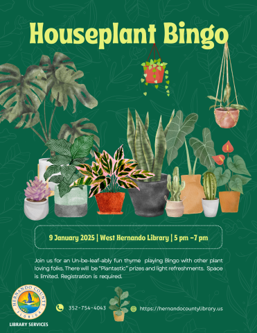 House Plant Bingo