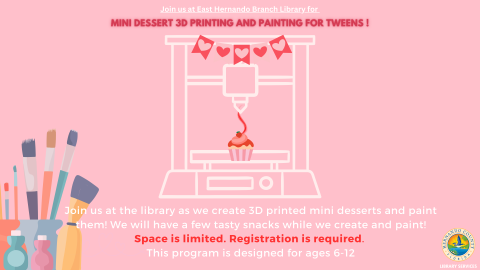 Mini Dessert 3d Printing and Painting for Tweens