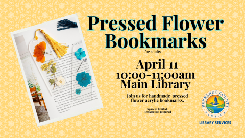 Pressed Flower Bookmark