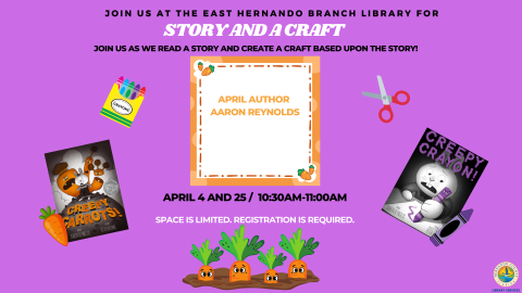 Story and a Craft @ East Hernando Branch 