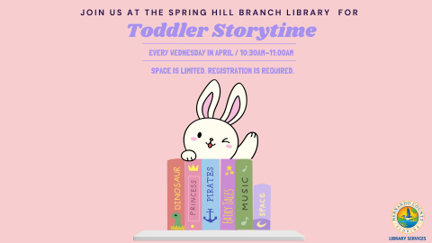 Toddler Storytime @ Spring Hill Branch 