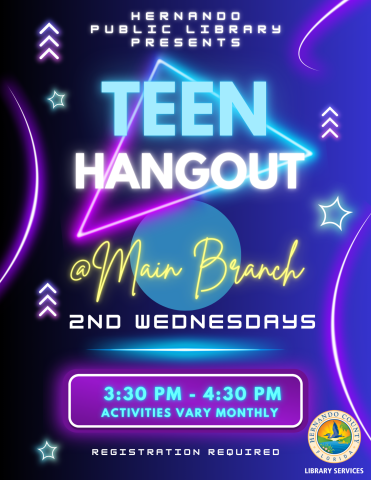 Teen Hangout Flyer