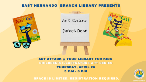 Art Attack @ Your Library For Kids - East Hernando Branch 