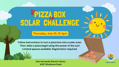 Pizza Box Solar Oven Challenge