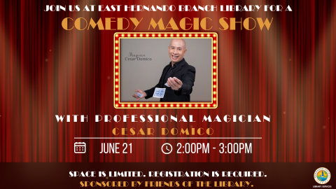 Color Our World Cesar the Magician @ East Hernando Branch 