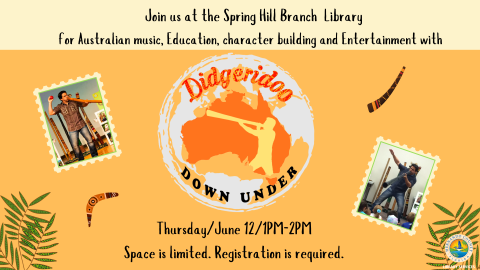 Digeridoo Show @ Spring Hill