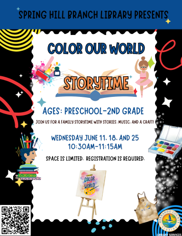 Color Our World Storytime @ Spring Hill Branch 