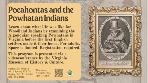 Pocahontas and the Powhatan Indians 