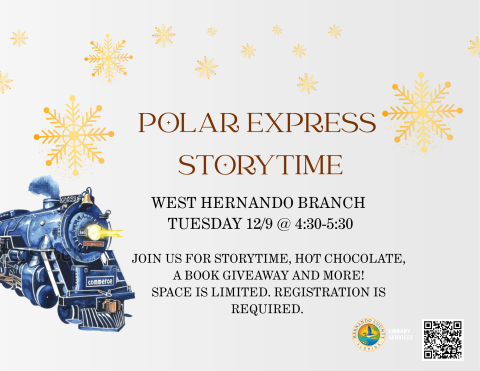 Polar Express Storytime @ West Hernando Branch