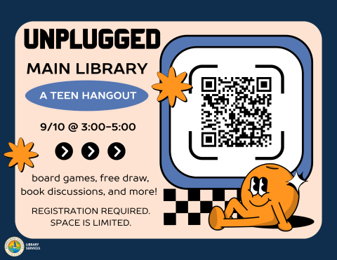 Unplugges for Teens @ Main Library