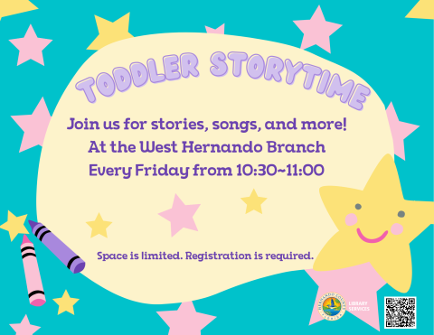 Toddler Storytime @ West Hernando Branch