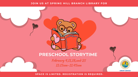 Preschool Storytime @ Spring Hill Branch 