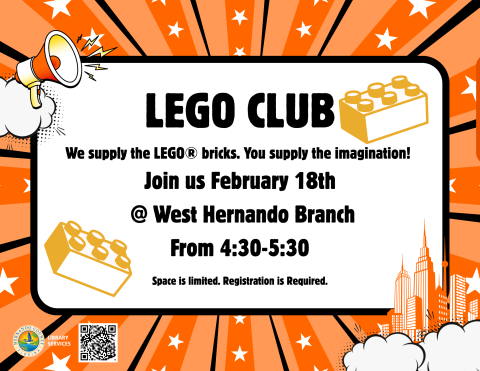 Lego Club @ West Hernando Branch