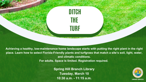 Ditch the Turf