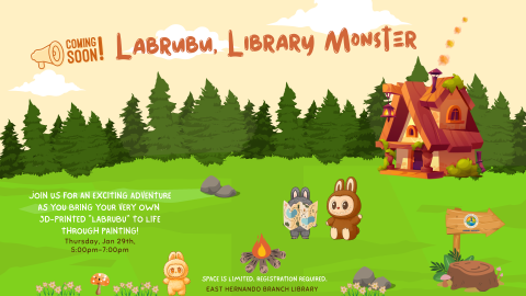 Library Monster Keychain