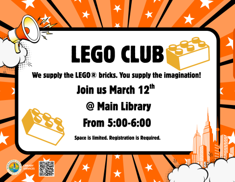 Lego Club @ Main Library 
