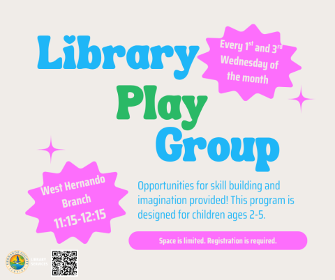 Library Play Group @ West Hernando Branch