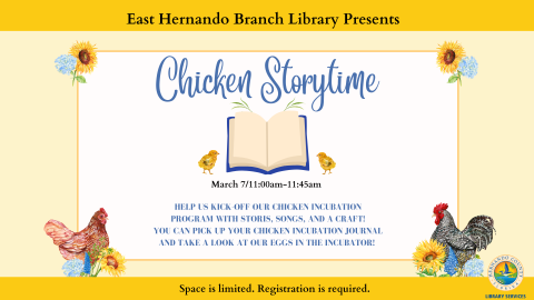 Chicken Storytime @ East Hernando Branch 