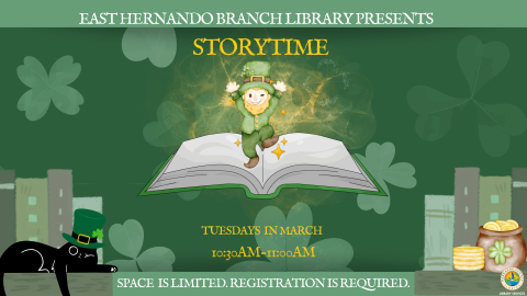 Storytime@ East Hernando Branch 