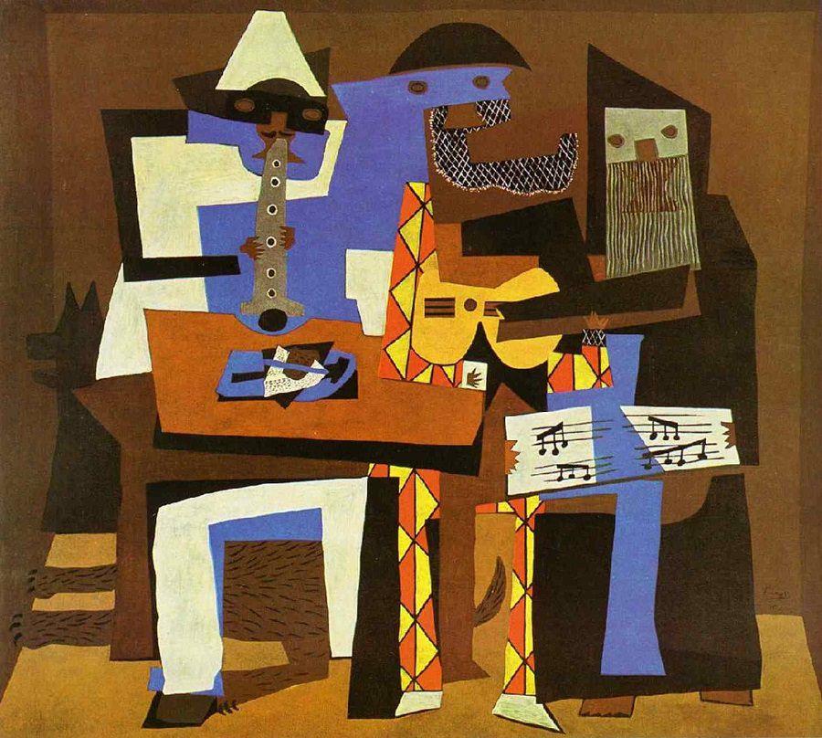 pablo picasso three musicians