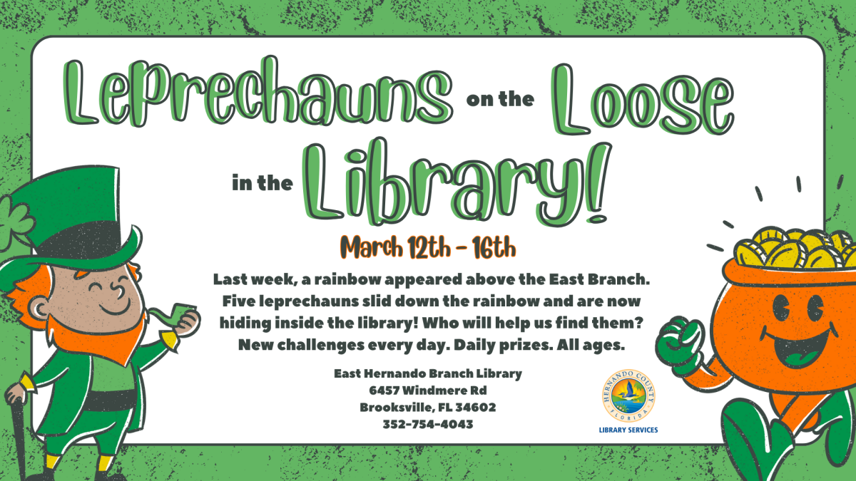 Leprechauns on the Loose in the Library!