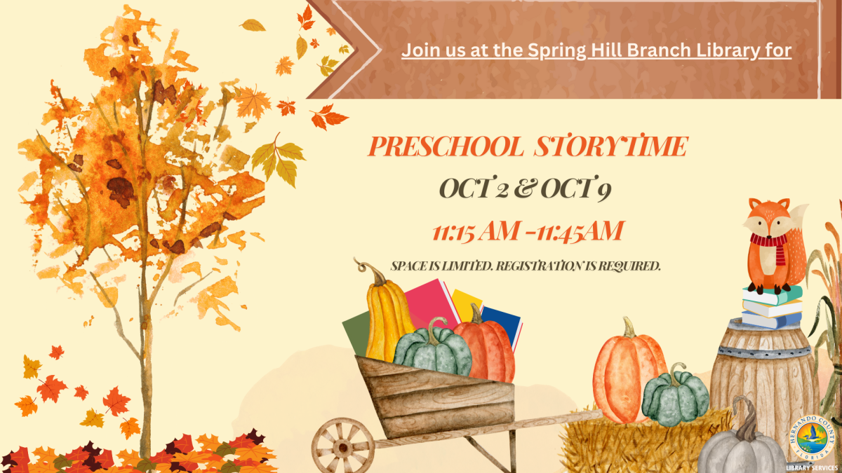 Preschool Storytime @ Spring Hill Branch 