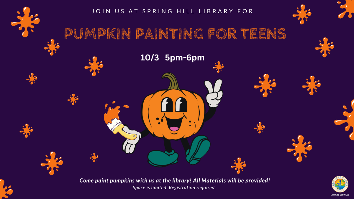 Pumpkin Painting for Teens @ Spring Hill Branch 