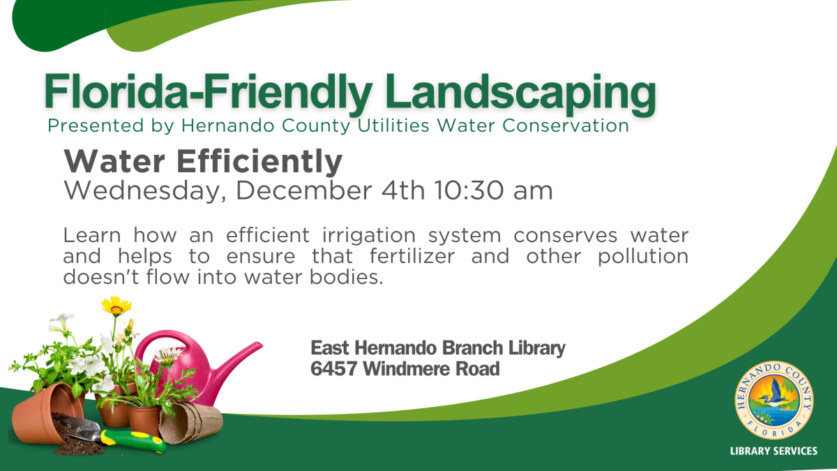 Florida-Friendly Landscaping: Water Efficiently