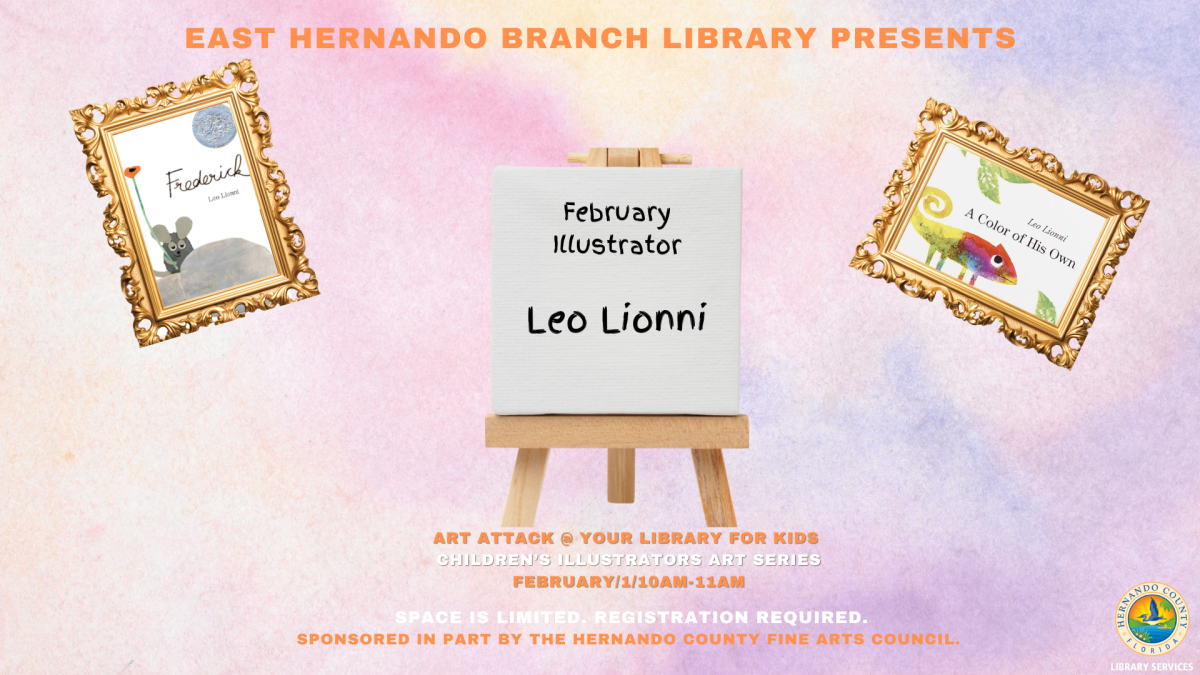 Art Attack At Your Library For Kids- East Hernando Branch 